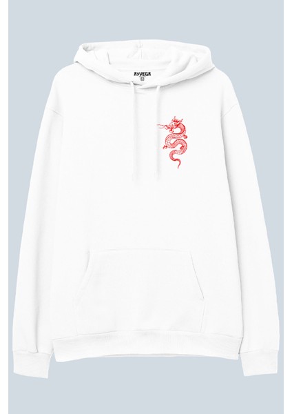 Feed Soul Beyaz Oversize Kapüşonlu Sweatshirt Hoodie fiyatları