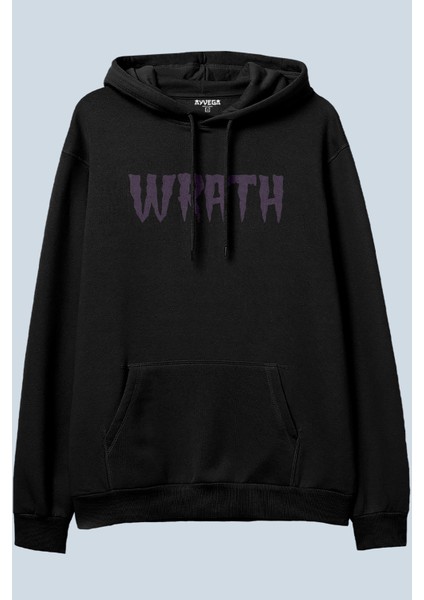 Wrath Siyah Oversize Kapüşonlu Sweatshirt Hoodie fiyatları