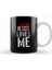 Funny Satanic Satan Loves Me Lucifer Gift Idea Kupa Bardak Porselen 1