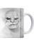 Lotr Karakalem Baskı Serisi Azog %100 Porselen Beyaz Kupa 1