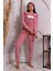 Fwn 3002 Peluş Welsoft Polar Kışlık Kadın Ev Pijama Takımı 4