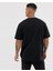 Unisex Siyah Ghedtobox Oversize Tshirt 3