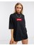 Unisex Siyah Ghedtobox Oversize Tshirt 4
