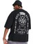 Unisex Hate Oversize Tshirt Siyah 1