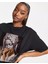Unisex Rebellious Spirit Iv Oversize Tshirt Siyah 2