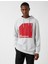 Baskılı Kapşonlu Sweatshirt 1