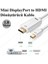 BK Teknoloji Yükskek Kalite Mini Displayport (Thunderbolt) To HDMI Dönüştürücü Kablo 2