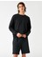 Bisiklet Yaka Basic Sweatshirt 1