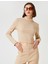 Uzun Kollu Boğazlı Crop Tişört Fitilli 2