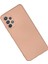 Samsung Galaxy A32 Kılıf Lansman Içi Kadife Lüx Tasarım Silikon Kapak - Pudra 2