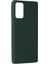 Samsung Galaxy Note 20 Kılıf Lansman Içi Kadife Lüx Tasarım Silikon Kapak - Koyu Yeşil 2