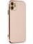 iPhone 11 Kılıf Özel Tasarım Fit Kalıp Lüx Dizayn Silikon Kapak - Pembe 1