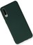 Samsung Galaxy A50S Kılıf Lansman Içi Kadife Lüx Tasarım Silikon Kapak - Koyu Yeşil 2