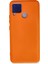 Realme C15 Kılıf Lansman Içi Kadife Lüx Tasarım Silikon Kapak - Turuncu 1