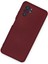 Xiaomi Redmi Note 10S Kılıf Lansman Içi Kadife Lüx Tasarım Silikon Kapak - Bordo 2