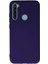 Xiaomi Redmi Note 8 Kılıf Lansman Içi Kadife Lüx Tasarım Silikon Kapak - Mor 1
