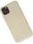 iPhone 11 Pro Max Kılıf Lansman Içi Kadife Lüx Tasarım Silikon Kapak - Bej 2