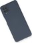Samsung Galaxy A12 Kılıf Lansman Içi Kadife Lüx Tasarım Silikon Kapak - Gri 3