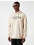 Baskılı Oversize Sweatshirt Şardonlu 3