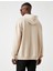Baskılı Oversize Sweatshirt Şardonlu 4