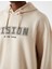 Baskılı Oversize Sweatshirt Şardonlu 5