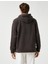 Polar İşlemeli Kapşonlu Sweatshirt Şardonlu 4
