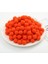 Yumuşak Ponpon - 1 cm - Turuncu - 25 Adet Peluş Ponpon 1