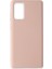 Samsung Galaxy Note 20 Kılıf Lansman Içi Kadife Lüx Tasarım Silikon Kapak - Pudra 1