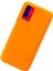 Xiaomi Pocophone M3 Kılıf Lansman Içi Kadife Lüx Tasarım Silikon Kapak - Turuncu 3