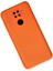 Xiaomi Redmi Note 9 Kılıf Lansman Içi Kadife Lüx Tasarım Silikon Kapak - Turuncu 2