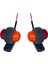 Mini Takoz Lamba Ledli Kırmızı-Sarı 6x4,5 cm BL013KS (2 Li) 1