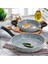 Bio Granit 18 cm Tek Kulp Gri Omlet Yağ Yumurta Pişirme Tava 1