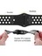 Apple Watch 38 mm Için Delikli Renkli Spor Silikon Kordon-Kayış Siyah-Beyaz 4