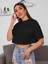 Crop Siyah Tshirt 1