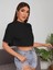 Crop Siyah Tshirt 2