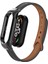 Xiaomi Mi Band 7 Kordon Leather Dikişli Hakiki Deri Kayış Tokalı Klasik Ayarlanabilir 4