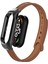 Xiaomi Mi Band 7 Kordon Leather Dikişli Hakiki Deri Kayış Tokalı Klasik Ayarlanabilir 4