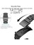 Xiaomi Mi Band 7 Uyumlu Kordon Kayış Klasik Metal Baklalı Ayarlanır Siyah Kordon 5