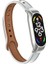 Xiaomi Mi Band 7 Kordon Leather Dikişli Hakiki Deri Kayış Tokalı Klasik Ayarlanabilir 2
