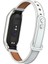 Xiaomi Mi Band 7 Kordon Leather Dikişli Hakiki Deri Kayış Tokalı Klasik Ayarlanabilir 3