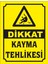 Dikkat Kayma Tehlikesi Uyarı Levhası 1