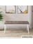 Concept Roy Serisi 80 x 132 cm Açılabilir Mdf Masa Beyaz Mutfak Masa Takımı 4 Sandalye 1 Bench 3