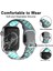 Apple Watch 7-6-Se-5-4-3-2 Seri (42/44/45) mm Uyumlu Yumuşak Çelik Tokalı Delikli Silikon Kordon 3