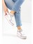Beyaz Gri Unisex Spor Ayakkabı 2185 4
