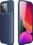 Apsuwa Apple Iphone 13 Pro Kılıf Negro Karbon Görünüm Dizayn Silikon+Nano Glass Lacivert 1