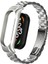 Mi Band 7 Uyumlu Baklalı Model Metal Kordon & Kasa Koruma 2 In 1 Paslanmaz Çelik Kayış 2