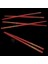 Chopstick Yemek Çubuğu Haşi Kırmızı 2 Çift Orijinal Desenli 4