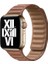 Apple Watch Uyumlu 7 45 mm Manyetik Baklalı Deri Kayış Kordon 1