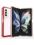 Akrilik+Pc+Tpu Samsung Galaxy Z Fold4 Kırmızı Için Telefon Kılıfı (Yurt Dışından) 1