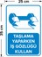 Taşlama Yaparken Iş Gözlüğü Kullan Levhası - Sac Malzeme 25X35 cm 2